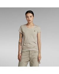 G-Star - G-Star Raw Stripe Eyben Slim V-Neck Top 2.0 - Lyst