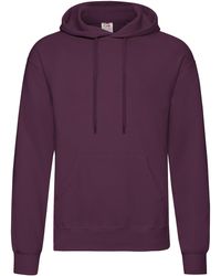 Fruit Of The Loom - Adults Classic Hooded Sweatshirt - Lyst