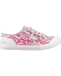 Rocket Dog - Ladies Jazzin Animal Print Casual Shoes /Multicoloured) - Lyst