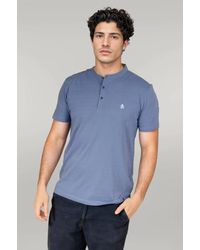 Original Penguin - Henley T-Shirt Top - Lyst