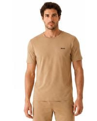 BOSS - Regular Fit Short Sleeve Cotton T-Shirt 50515312 - Lyst