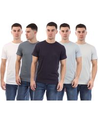 Duck and Cover - Demtare Print Sleeve 5 Pack T-Shirts - Lyst
