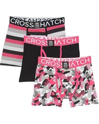 Crosshatch - Crystaline Boxer Shorts (Pack Of 3) - Lyst
