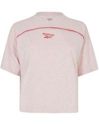 Reebok - Crew Neck Relaxed Fit T-Shirt - Lyst