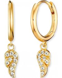 Engelsrufer - Ere-Flywing1-Zi-G-Cr Ladies Flying Wings Earrings - Lyst