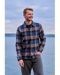 Mountain Warehouse - 'Cove' Check Flannel Shirt Cotton Buttoned Breathable Top - Lyst