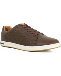 Dune - Tezzy Weave Lace-Up Weave Trainers - Lyst