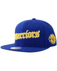 Mitchell & Ness - Nba Golden State Warriors Old English Faded Cap - Lyst
