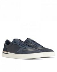 BOSS - Boss Clint Cupsole Lace-Up Trainers - Lyst