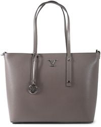 Versace 19.69 Abbigliamento Sportivo - Saffiano Leather Tote Handbag - Lyst