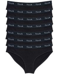 French Connection - 7 Pack Cotton Fcuk Ladies Briefs - Lyst