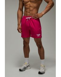 BoohooMAN - Training Dept 5Inch Stretch Woven Short - Lyst