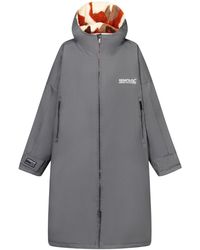 Regatta - Adult Abstract Mountain Waterproof Changing Robe (Iron) - Lyst