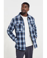 Mountain Warehouse - 'Stream Ii' Lined Flannel Shirt With Front Pockets Warm Cosy Top Cotton - Lyst