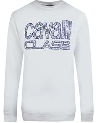 Roberto Cavalli - Floral Print Sweatshirt - Lyst
