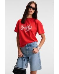 Grimelange - Printed Crew Neck T-Shirt - Lyst