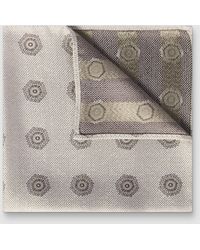 Alexandre Silver Label - Hexagon Medallion Hankerchief - Lyst
