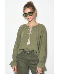 Bianco Lucci - Elastane Blouse - Lyst