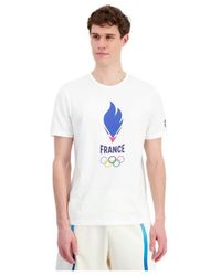 Le Coq Sportif - T Shirt Homme Olympique Parijs - Lyst