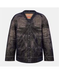 DIESEL - Designer Denim Button-Through Jacket - Lyst