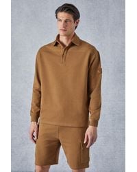 Grimelange - Polo Collar Button Sweatshirt - Lyst