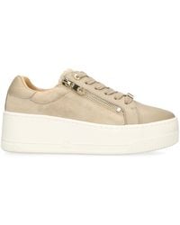 Carvela Kurt Geiger - Leather Connected Zip Sneakers - Lyst