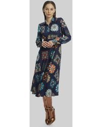James Lakeland - Jewelled Button Print Midi Dress - Lyst