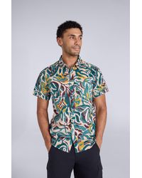 Mountain Warehouse - 'Jamie' Printed T-Shirt With Front Pocket Breathable Top Cotton - Lyst