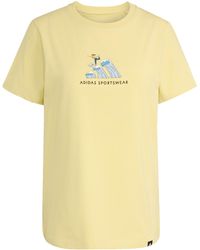 adidas - Codes Doodle Surf Graphic Tee - Lyst