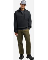 Moose Knuckles - Hartsfield 1/4 Zip Sweatshirt - Lyst