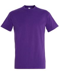 Sol's - Imperial Heavyweight Short Sleeve T-Shirt (Dark) - Lyst