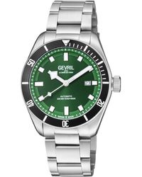 Gevril - Yorkville 48606 Sellita Sw200, Swiss Automatic Dial Stainless Steel Date Watch - Lyst