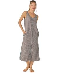 J&j Brothers - Summer Long Sleeveless Nightgown Jjb38 - Lyst