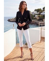 Roman - Petite Military Stretch Blazer - Lyst