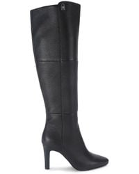 Kurt Geiger - Leather Kgl Panelled Knee Boots - Lyst