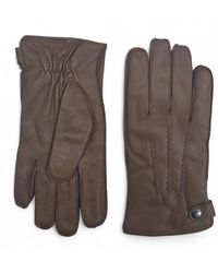 Infinity Leather - Italian Warm Wool-Lined Winter Bike Riding Driving Casual Gloves - Lyst