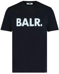 BALR - . Tee Ss Brand Straight T-shirt Zwart - Lyst
