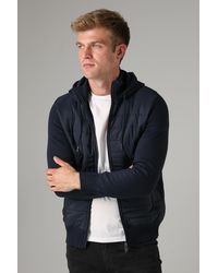 Kensington Eastside - Quilted Zip-Through Jacket With Drawstring Hood - Lyst