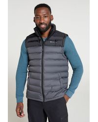Mountain Warehouse - 'Seasons' Padded Gilet With Two Front Pockets Water Resistant Walking Jacket Polyamide - Lyst