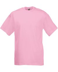 Fruit Of The Loom - Valueweight Short Sleeve T-Shirt (Light) - Lyst