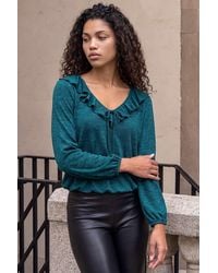 Roman - Petite Frill Front Top - Lyst