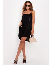 Missy Empire - Missy Empire Detail Beach Mini Dress - Lyst