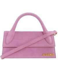 Jacquemus - Le Chiquito Lange Roze Tas - Lyst
