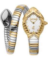 Just Cavalli - Signature Snake Speranza Fashion Watch – Jc1L356M0055 - Lyst