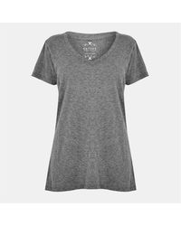 Velvet By Graham & Spencer - Regular Fit Slub T-Shirt - Lyst