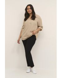 Kaffe - Blouse Met Lange Mouwen Regular Fit Nomad Dot - Lyst