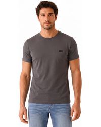BOSS - Short Sleeve Cotton T-Shirt 50531401 - Lyst