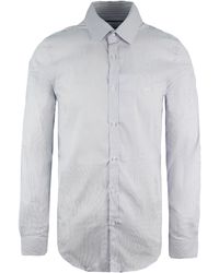 Lacoste - Slim Fit /Wit Overhemd - Lyst