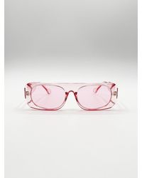 SVNX - Flat Top Oval Sunglasses - Lyst