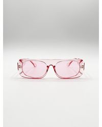 SVNX - Flat Top Oval Sunglasses - Lyst